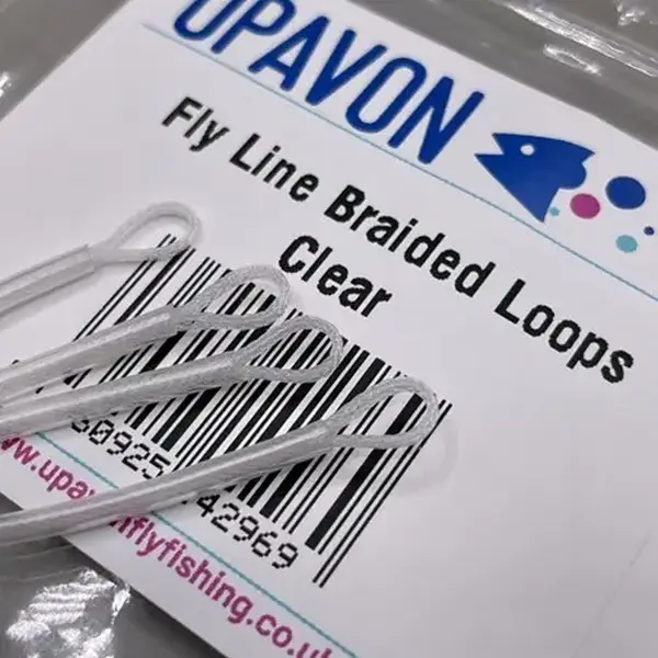 Upavon Clear Fly Line Braided Loops (4 Pack) Kindale Fly Fishing